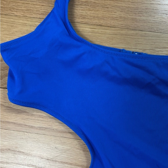 NWT Solid & Striped The Sarah Ribbed Azure Blue One Piece Bathing Suit Size XL - Picture 14 of 15